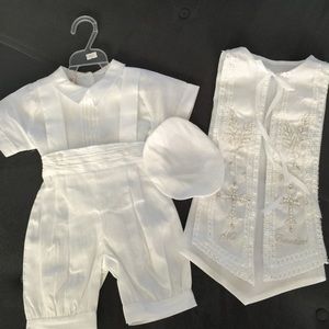 NWT Baby Boy Baptism Outfit!